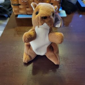 Ty Beanie Babies "Nuts" Style 4114, 1996. Excellent condition.